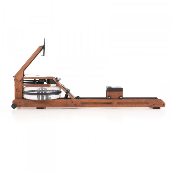 Immerse yourself in real-rowing workouts with the WaterRower Ergatta's patented WaterFlywheel technology.