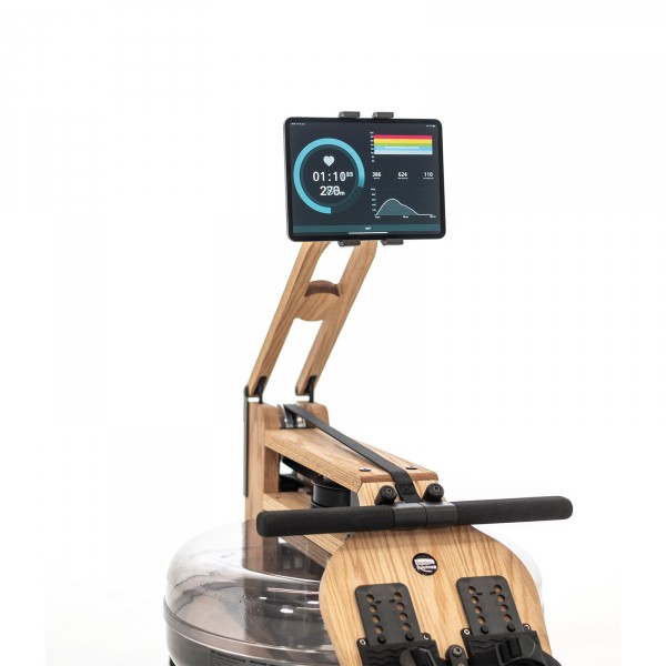 The WaterRower Performance Ergometer is easy to manoeuvre and store.