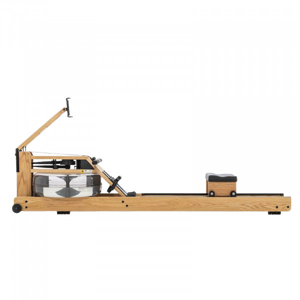 Left-side view of the WaterRower Performance Rowing Machine - Oak
