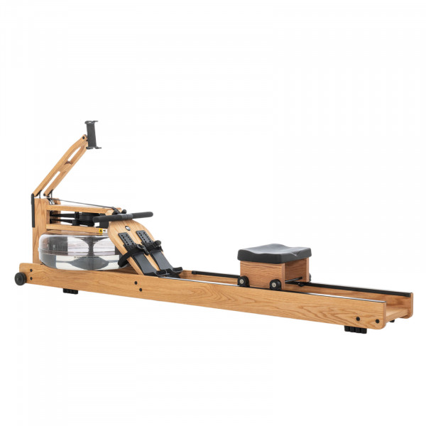 Top-angled view of the WaterRower Performance Rowing Machine - Oak