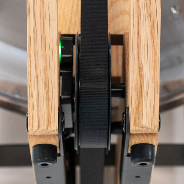 Close-up of the WaterRower PowerPulley performance system