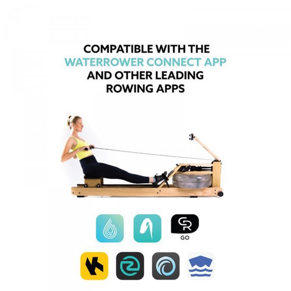WaterRower Connected Experience Bundle - Medium - compatible apps