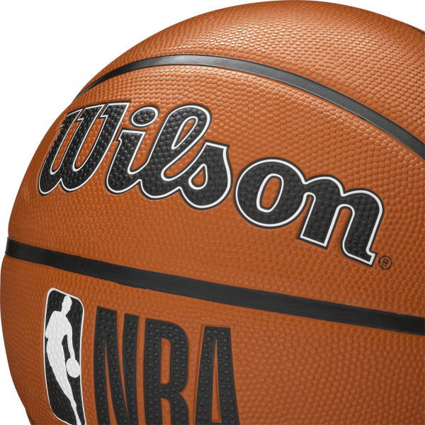 Wilson NBA DRV Plus basketball logo close-up