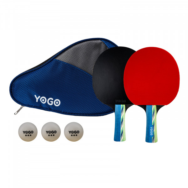 Included in the Yogo Match Table Tennis Bat Set.
